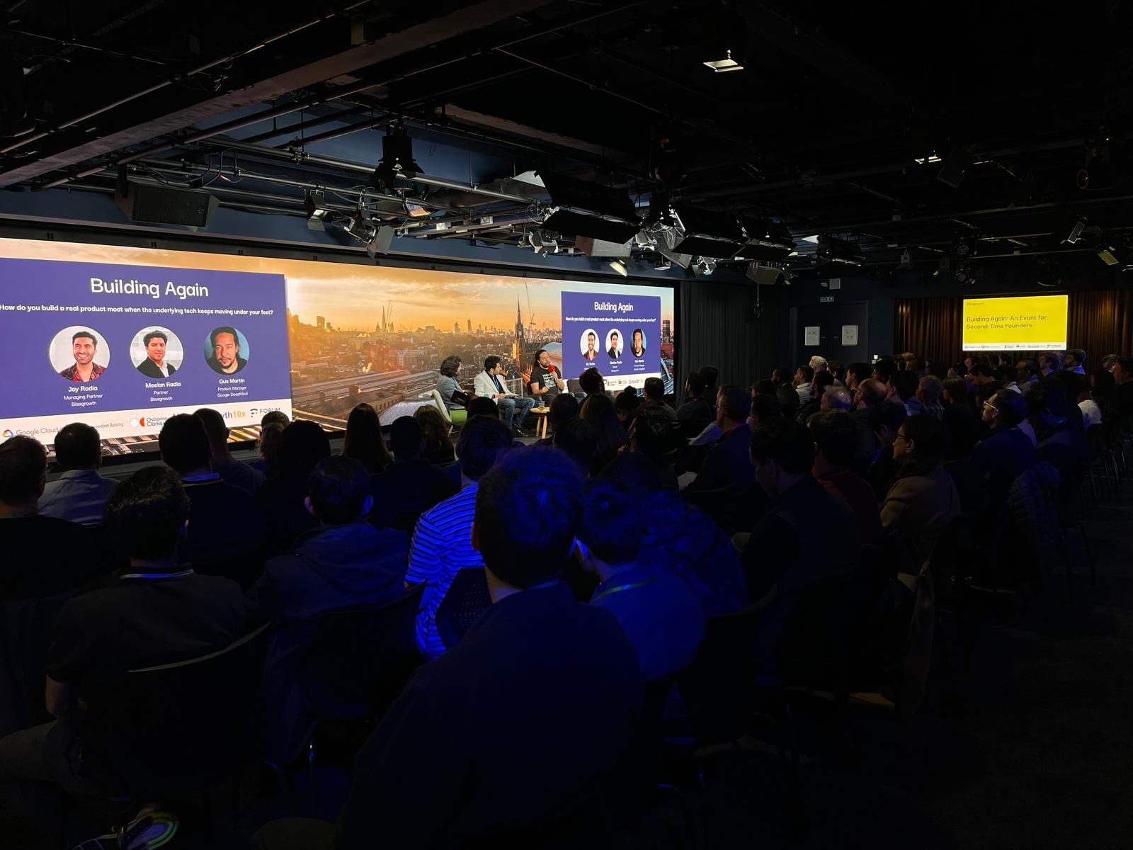A packed house at a past Building Again event